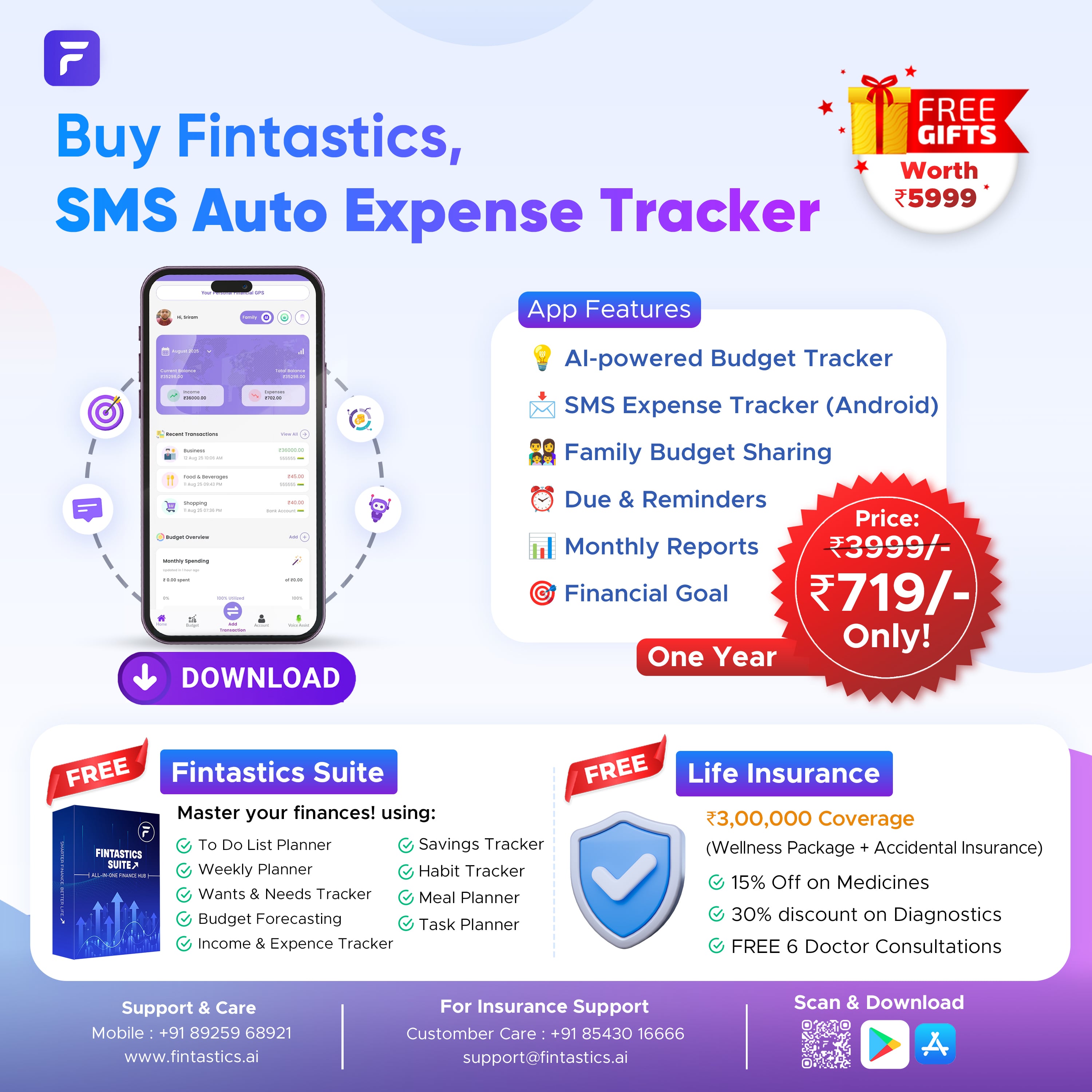 Fintastics – Expense Tracker: Take Control of Your Finances!